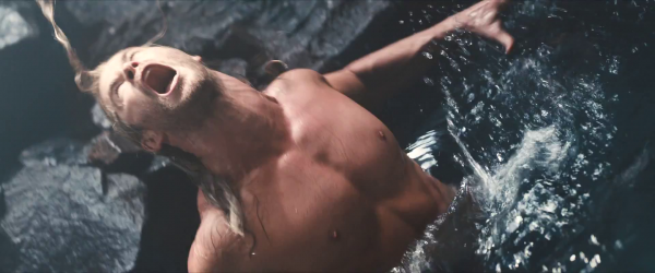 It should be a rule that Thor has to be shirtless in every movie. 